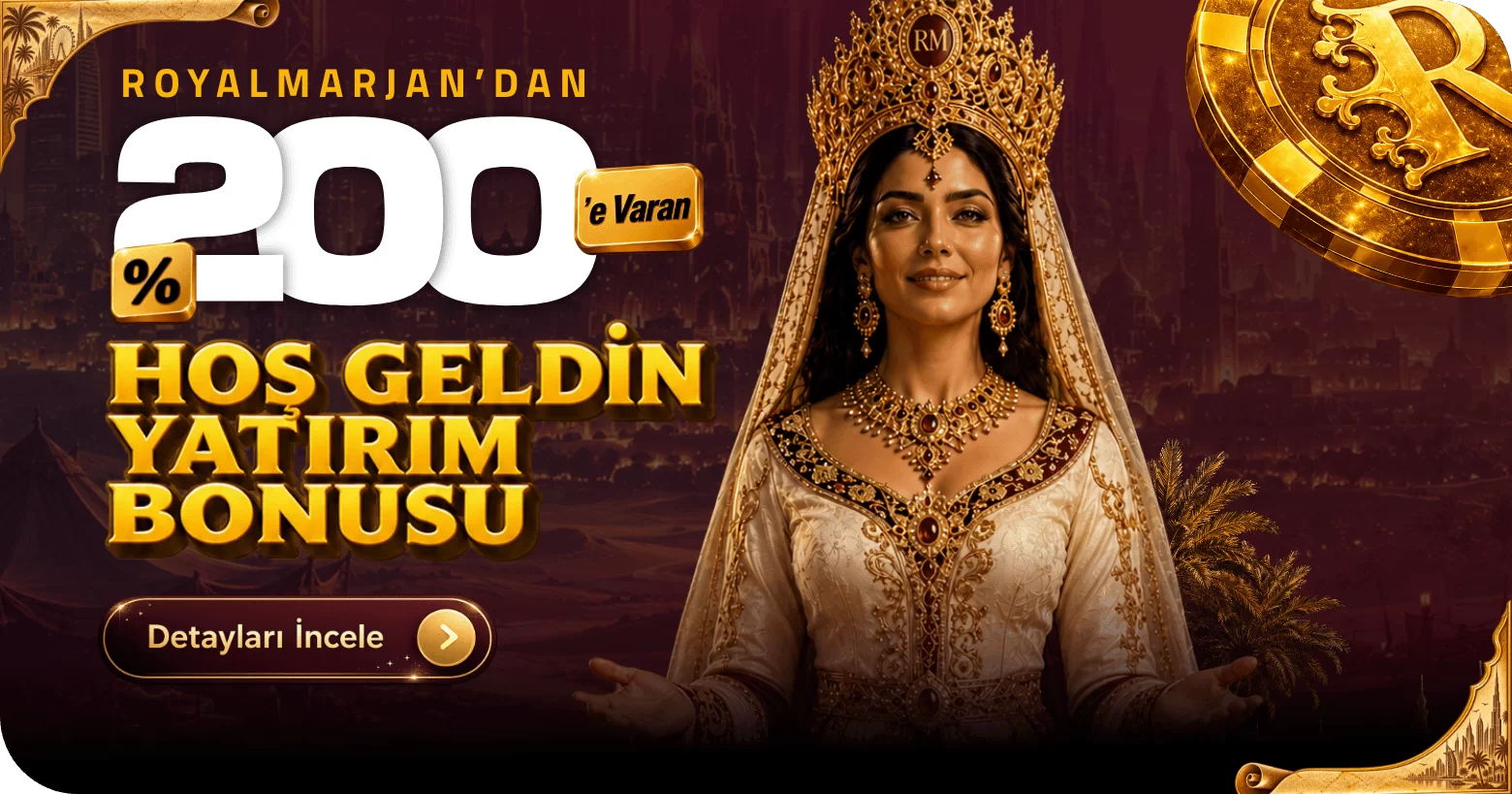 Royal Marjan güncel giriş, %200 Casino hoş geldin kampanyası